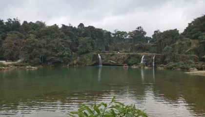 广西德天跨国瀑布变“小水滴”，景区：枯水期，水量要到6月以后恢复