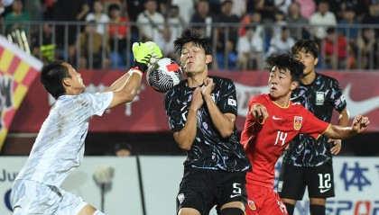 沈阳国际足球锦标赛丨中国U16队不敌韩国U16队