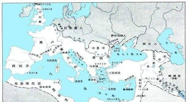 二战时，意大利在地图上画了一个圈，德、日把圈里地盘给它就知足